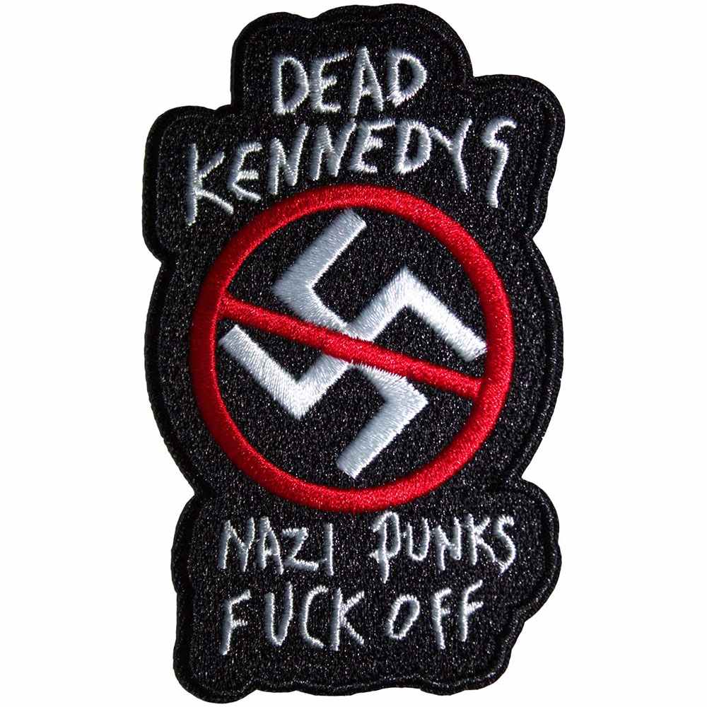 Dead Kennedys - Nazi Punks Fuck Off Patch - Zwart